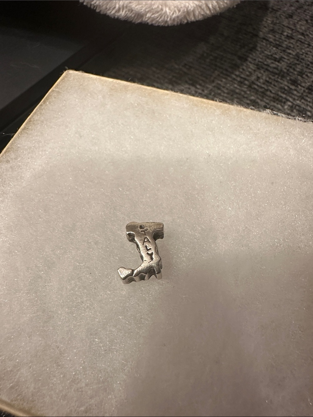 Sterling Silver Italy Charm Pendant - Silver